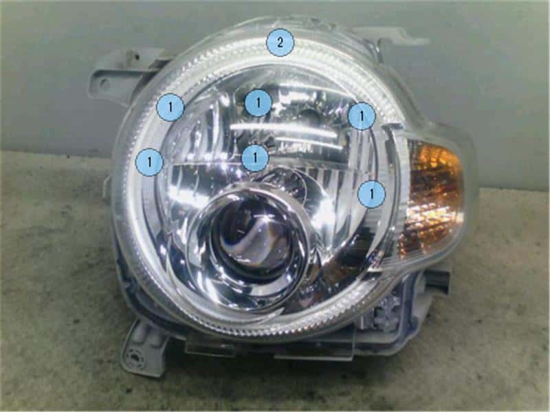 New & Used DAIHATSU MIRA COCOA Headlights Spare Parts - BE FORWARD