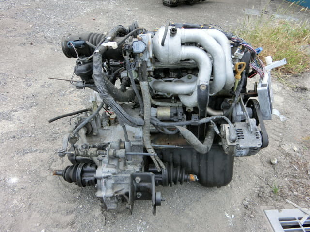 [Used]Engine & Transmission 4EFE 2WD MT - BE FORWARD Auto Parts