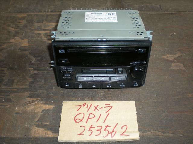 Used]Radio-Cassette NISSAN Primera GF-QP11 - BE FORWARD Auto Parts