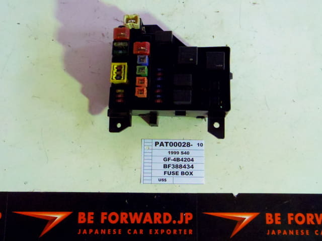 Volvo S40 1999 Fuse Box - Complete Wiring Schemas