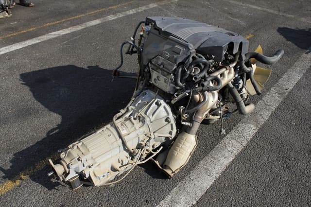Used]Engine & Transmission 2JZ TOYOTA Crown Majesta TA-JZS177 - BE