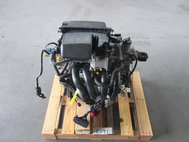 [Used]2SZ-FE Engine TOYOTA Ractis 2005 DBA-SCP100 - BE FORWARD Auto Parts