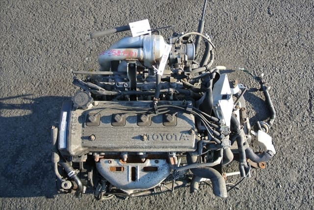 [Used] Engine & Transmission 4EFE 2WD MT - BE FORWARD Auto Parts