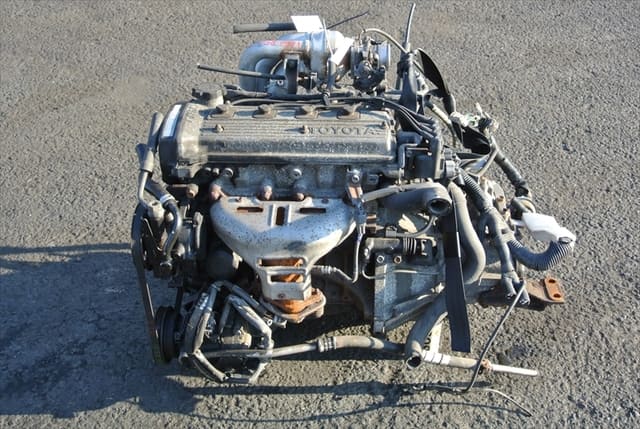 [Used] Engine & Transmission 4EFE 2WD MT - BE FORWARD Auto Parts