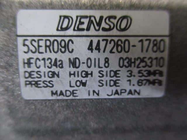 [Used]A/C Compressor TOYOTA Belta DBA-KSP92 - BE FORWARD Auto Parts