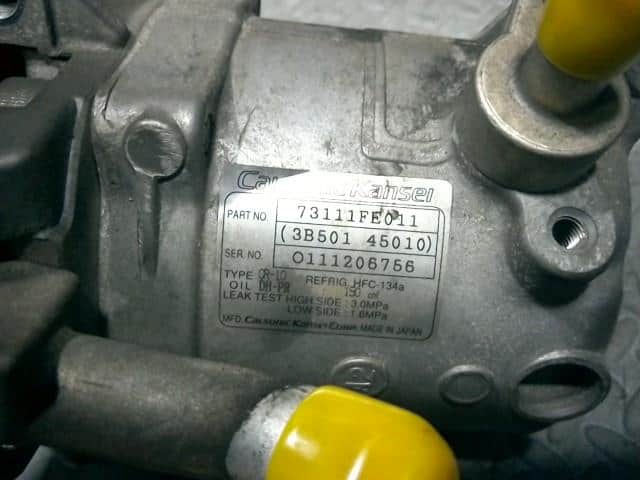 kazuレコーダー Used]A/C Compressor SUBARU Impreza GH-GDB 73111FE011 - BE