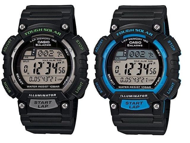 Used]CASIO SPORTS GEAR STL-S100H-1AJF,STL-S100H-2AJF Pair of Wrist Watch -  BE FORWARD Store