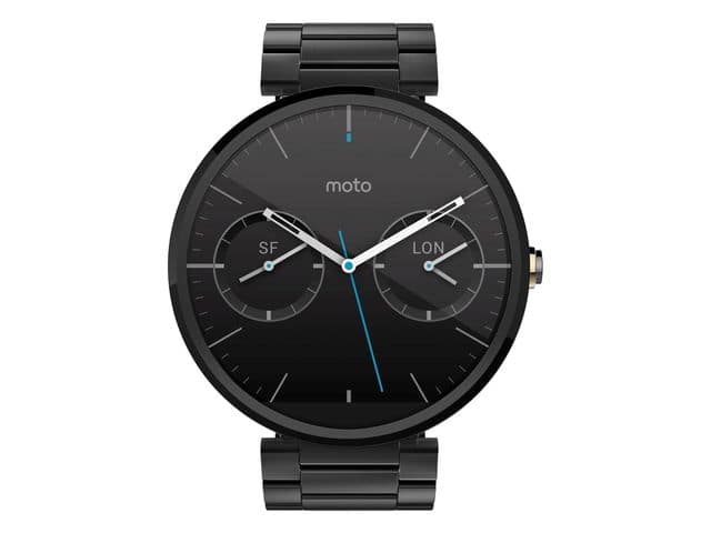 New]Motorola Moto 360 Smart Watch Android Wear (23 mm width Dark