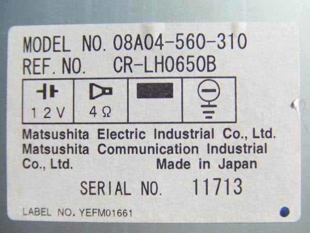 Used]Radio HONDA CR-V E-RD1 - BE FORWARD Auto Parts