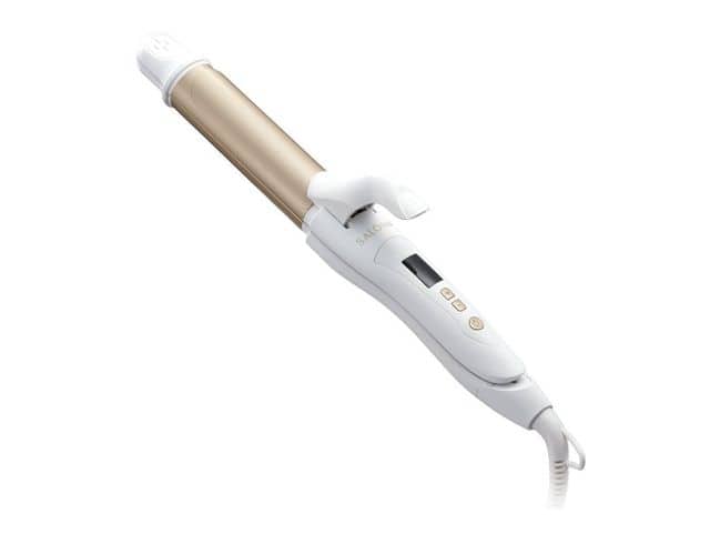New]SALONIA hair iron 2 WAY straight and curl 32mm overseas corresponding  SL-002AC Gold - BE FORWARD Store