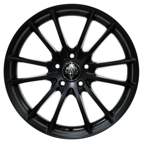 [New] Alloy Wheels 4pcs HRS H-498 17x7.0 45 100x5 MATT BLACK - BE ...
