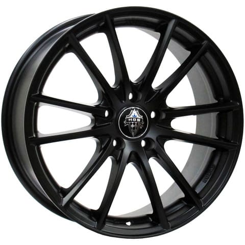 [New] Alloy Wheels 4pcs HRS H-498 17x7.0 45 100x5 MATT BLACK - BE ...