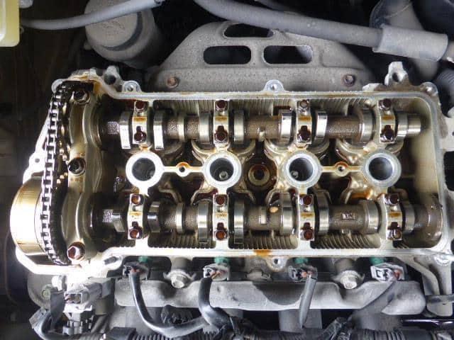 [Used]1NZ-FE Engine TOYOTA Fun Cargo 1999 GH-NCP21 1900021050 - BE ...