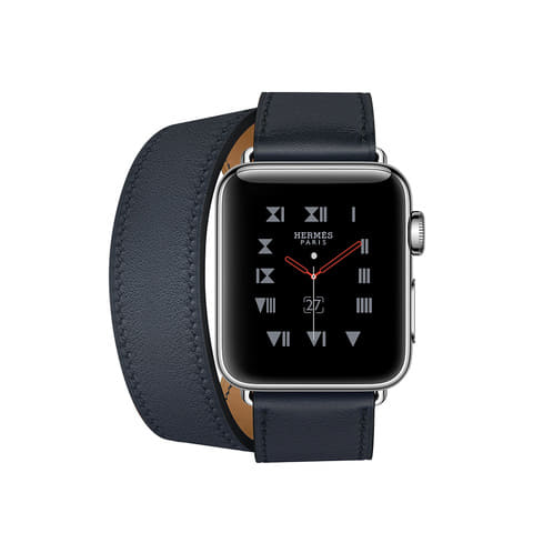 hermes indigo apple watch band