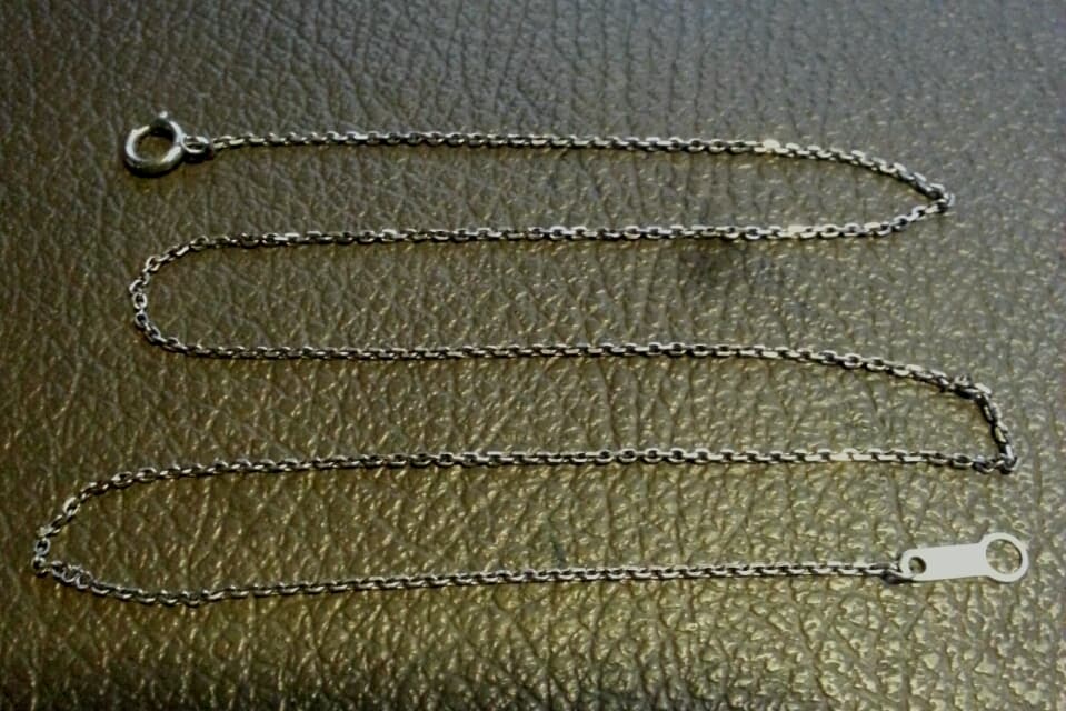 Silver 925 extra-fine chain necklace 
