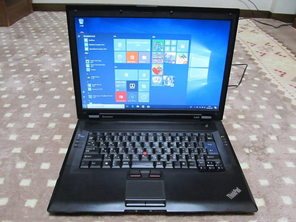 Used]Lenovo ThinkPad SL500 2746-RP2 2GB HDD160GB Windows10 Professional  Office2013 - BE FORWARD Store