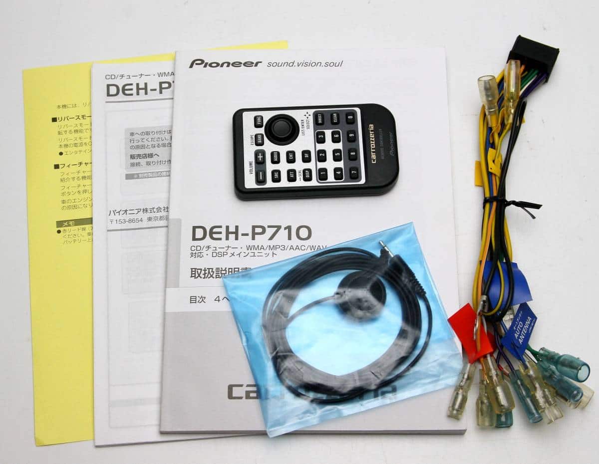 Used]Carrozzeria DEH-P710 MP3/WMA/WAV/AAC/SFC kanji indication 