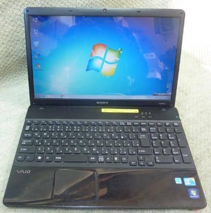 Used]SONY VAIO VPCEB17FJ ☆ Core i3-330M 2.13GHz/ memory 4GB