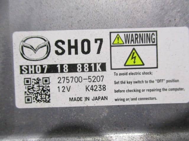 Used]Engine Control Unit / ECU MAZDA Atenza 2013 LDA-GJ2FP SH07 18