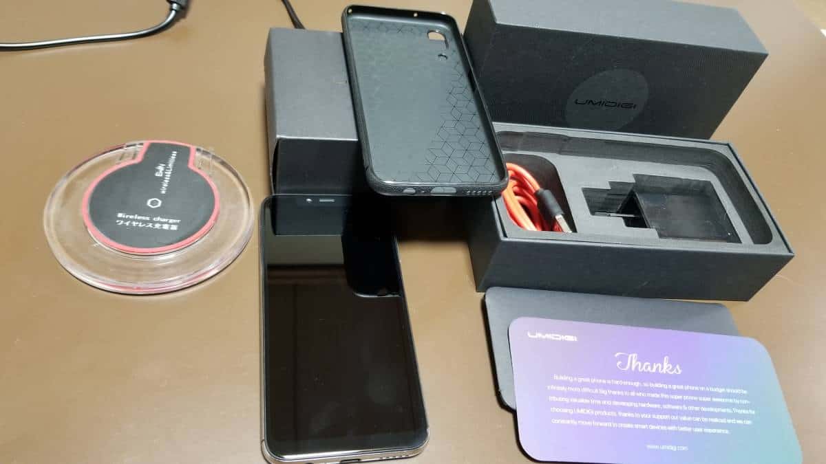 Used]UMIDIGI ONE Pro 4G 64GB box, carbon black SIM-free Android