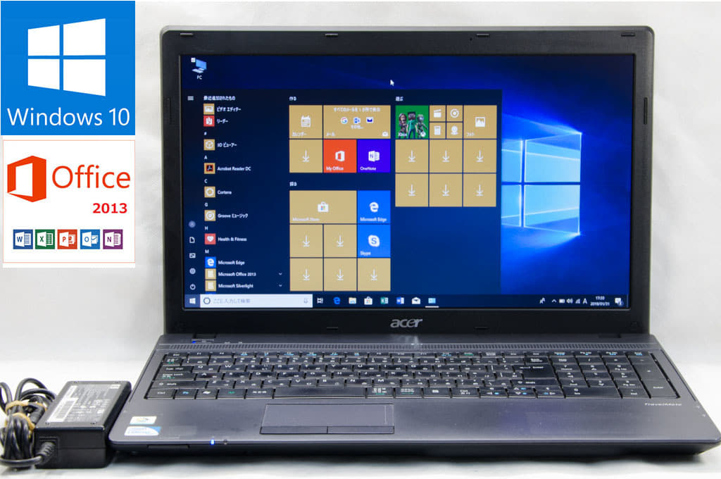 ACER　TravelMate　5335　CELERON　925　4GB　320GB　DVDマルチ　15WノートブックWIN10&WPS　Office2016搭載　動作品 Refurbished Acer Travelmate 5335 Intel Celeron 925 2GB 240GB DVD