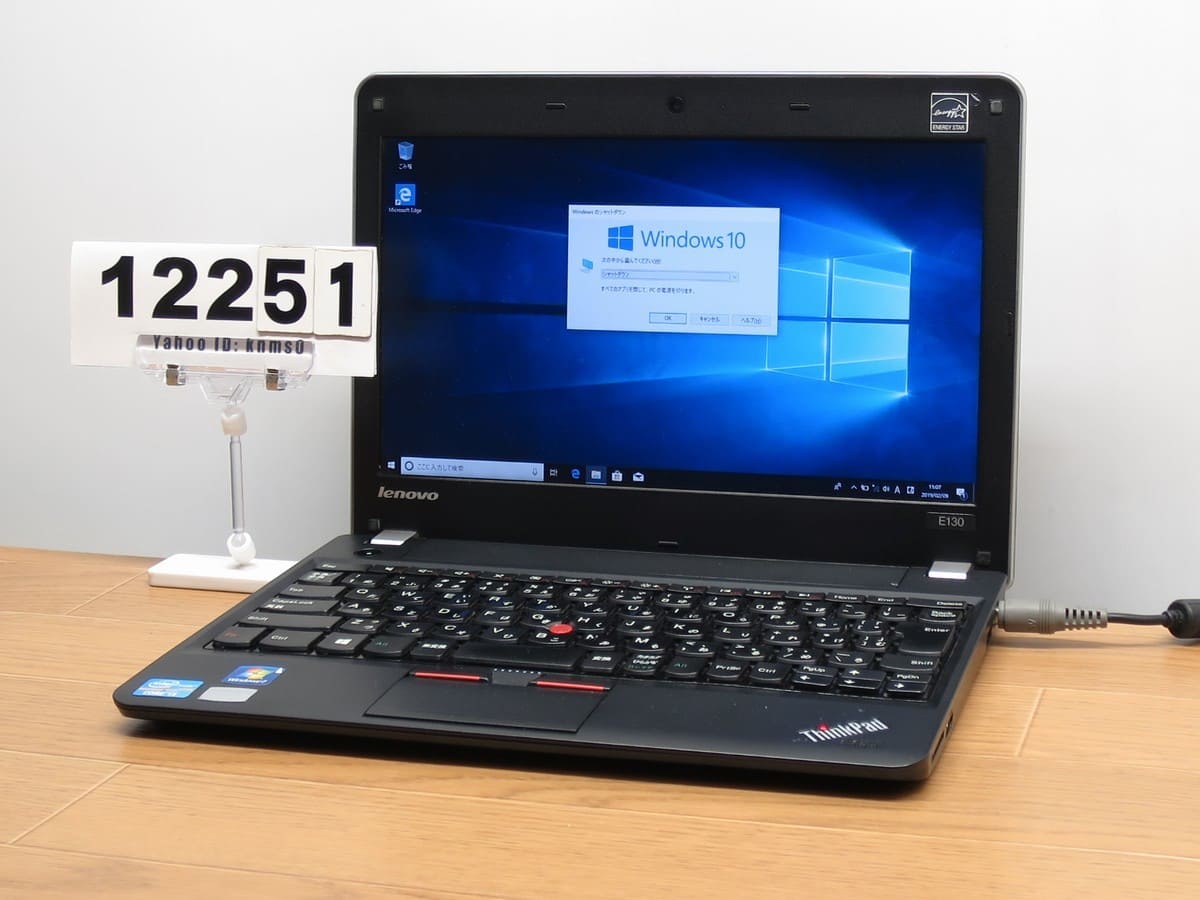 人気セール，品質保証 Lenovo Think Pad E130 Core-i3/SSD/4GB/WIN7/OFFICE