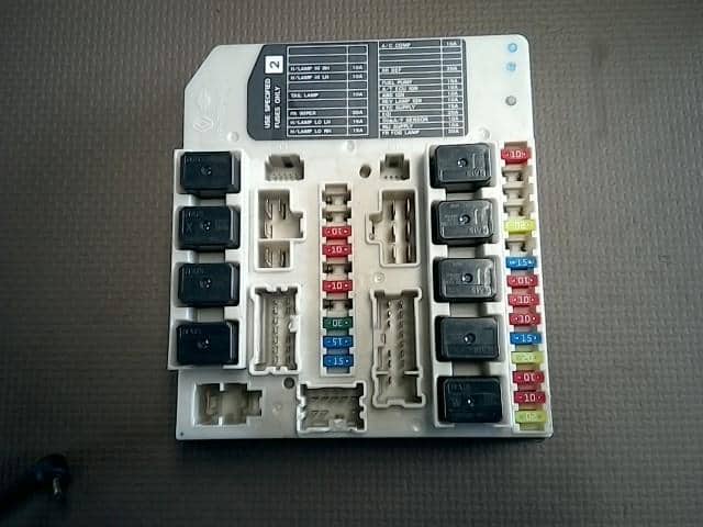 Nissan Note Fuse Box Wiring Diagram