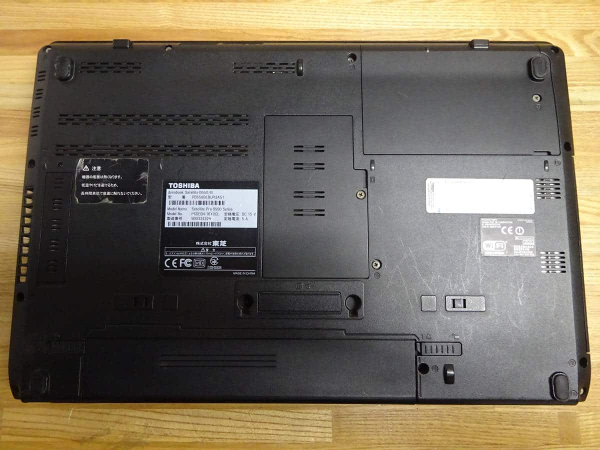 Used]The TOSHIBA dynabook Satelite B550/B Windows10 i5 480M 2 core