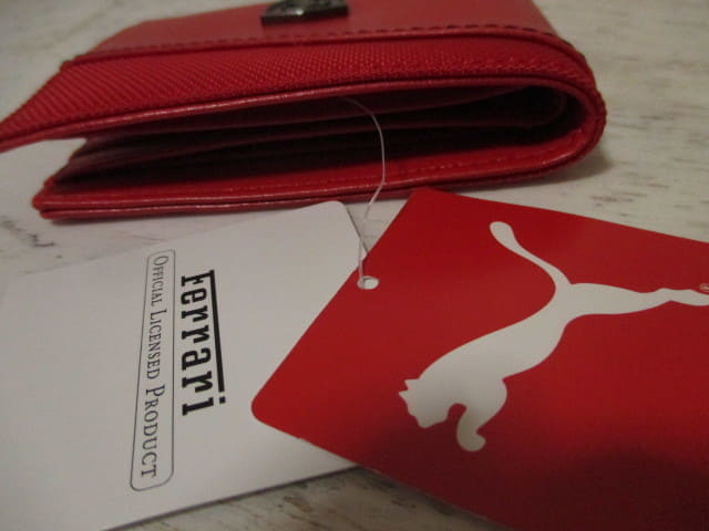 puma f1 leather wallet