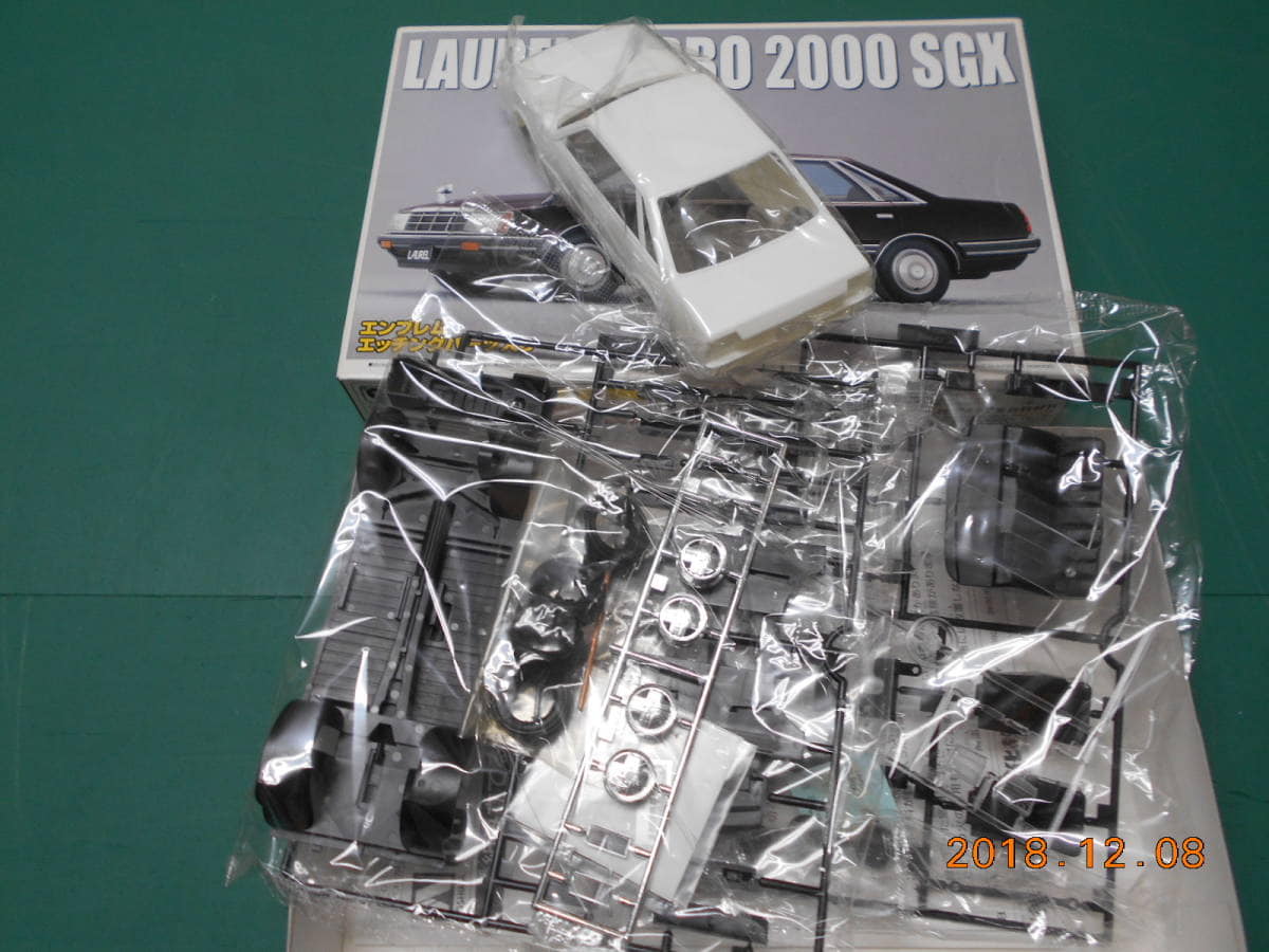 Used]Rare Aoshima 1/24 66 best car vintage series LAUREL
