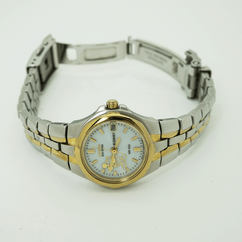 Used]Citizen Eco-Drive DISNEY Mickey Mouse Watch E011-K15711