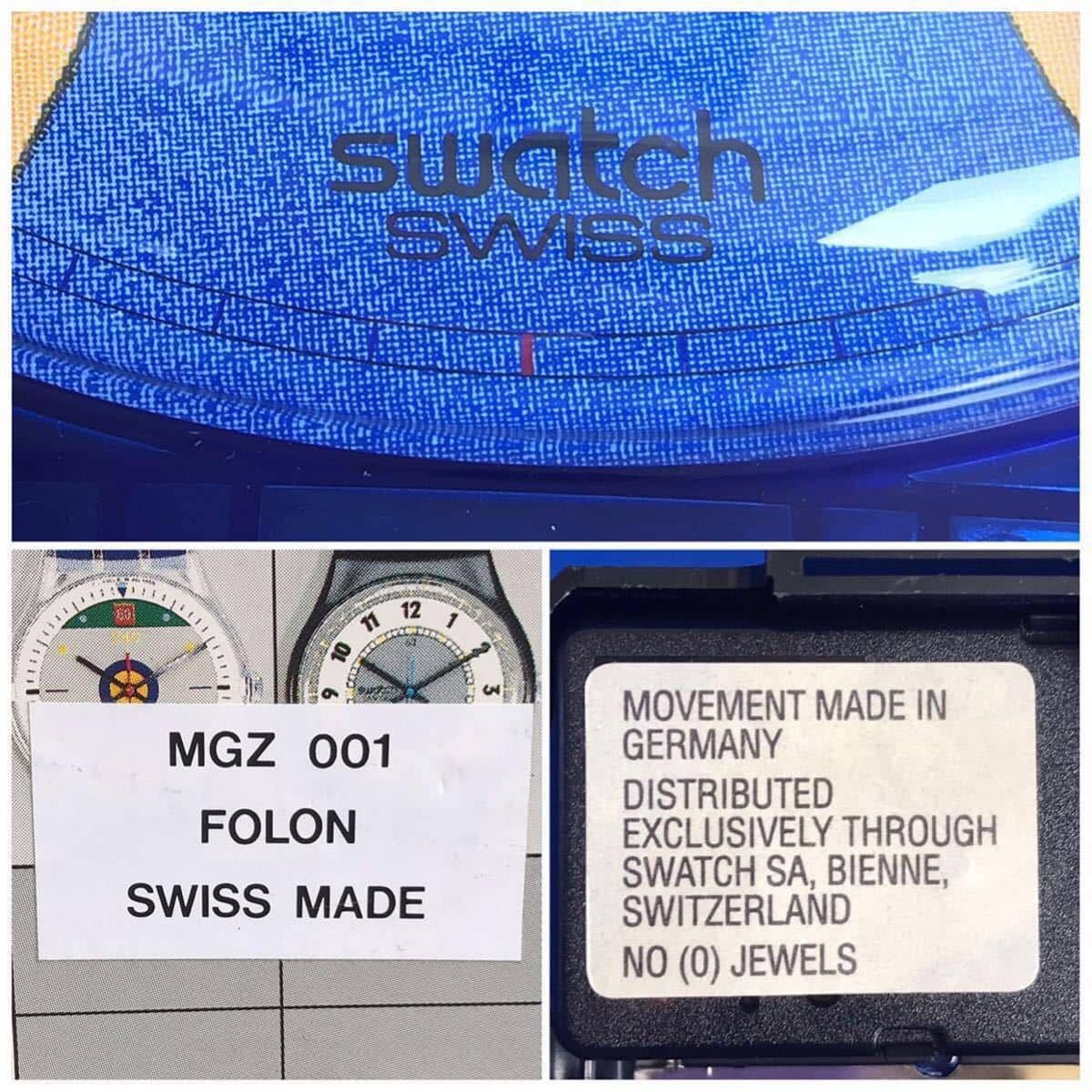 New]MAXI Swatch FOLON Early 1990 Art Watch 2.1m MGZ 001 - BE