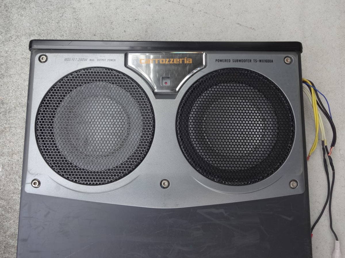 Used](520 909) carrozzeria subwoofer TS-WX1600A 200W - BE FORWARD 