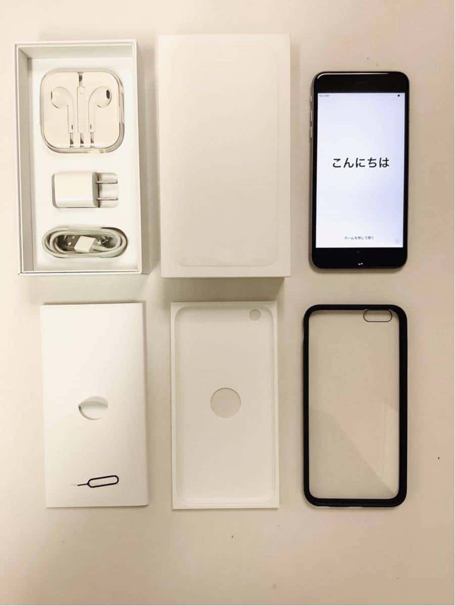 Used]Genuine SIM-free product iPhone6 Plus 16GB space gray of the