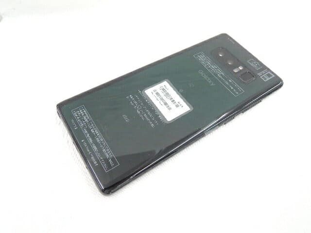 [Used]au eyu Samsung Galaxy Note8 SCV37 midnight black like-new article