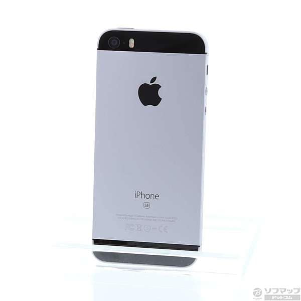 iPhone SE 　MLM62J/A Used] Apple iPhone SE 64GB space gray MLM62J/A SIM-free - BE