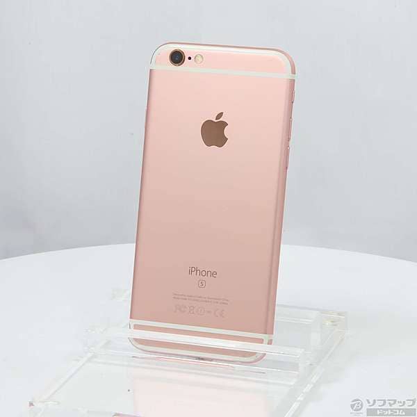 Used] Apple iPhone6s 128GB Rose gold MKQW2J/A SIM-free [291-ud