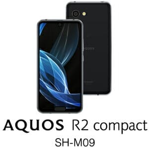 [New]SH-M09-B sharp AQUOS R2 compact SH-M09 (pure black) 5.2 inches  SIM-free smartphone [memory 4GB/storage 64GB/IGZO display]