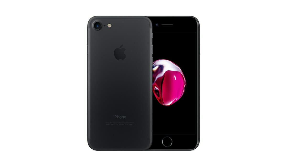 New]SIM free Apple iPhone7 32gb Black [MNCE2J A] red ROM eternal