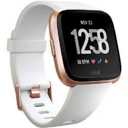 fitbit versa white rose gold