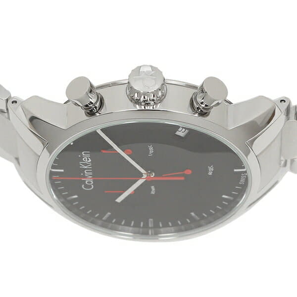 New]Calvin Klein watch men CALVIN KLEIN K2G271.41 silver black - BE FORWARD  Store