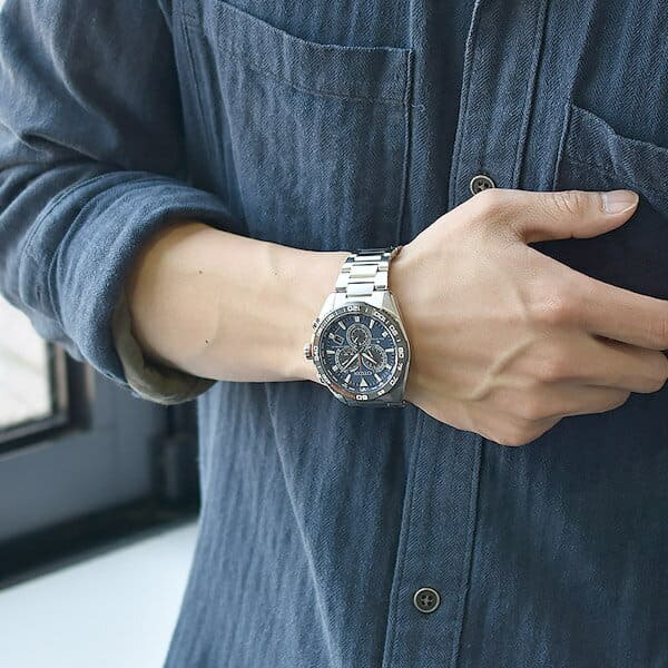 New]Citizen ecodrive chronograph solar electric wave electric wave