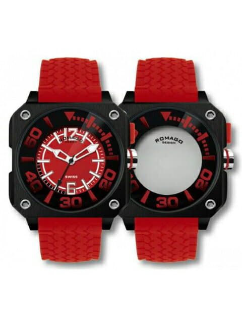 New ROMAGODESIGN ROMAGO DESIGN Roma go design WATCH watch COOL SERIES RM018 0073PL RD BE FORWARD Store
