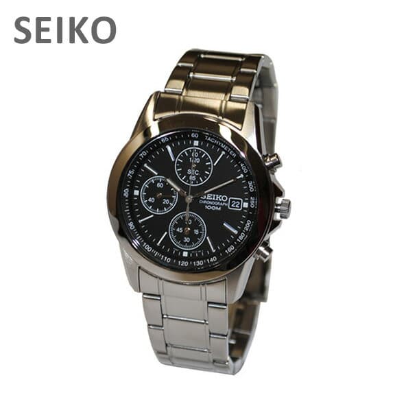 [New]SEIKO clock watch SND309P chronograph men's regular article - BE ...