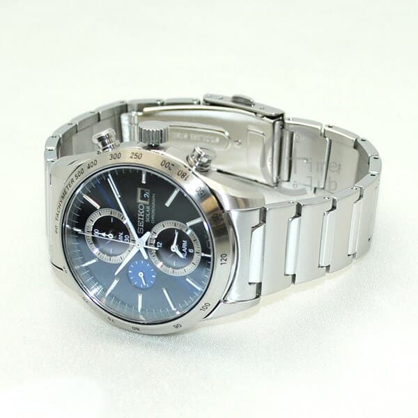 New]SEIKO clock watch SBPY115 SPIRIT spirit silver/blue solar men - BE  FORWARD Store