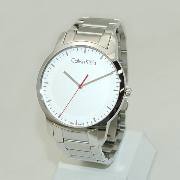 [New]Calvin Klein CK (Calvin Klein) clock watch K2G2G1Z6 silver breath men watch quartz BE