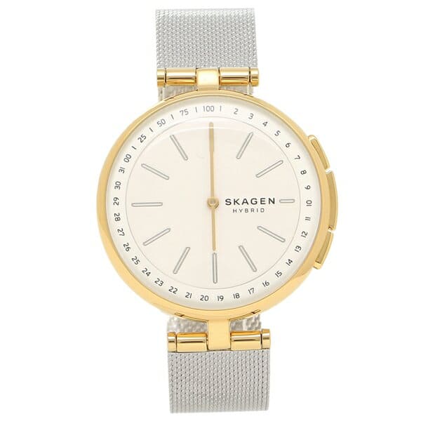 New Scar gene watch Lady s SKAGEN SKT1413 silver yellow gold BE