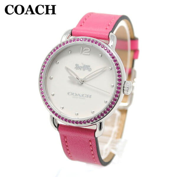hot pink coach watch