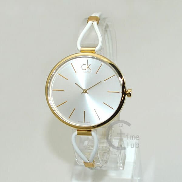 New]Calvin Klein CK (Calvin Klein) clock watch K3V235L6 SELECTION  white/gold Lady's watch quartz - BE FORWARD Store