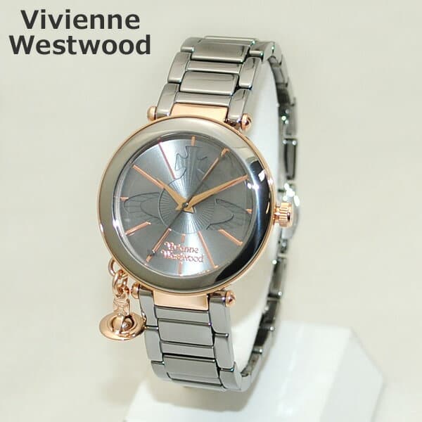 New Vivienne Westwood watch VV067SLTI clock gunmetal Rose gold Lady s Vivien time machine breath